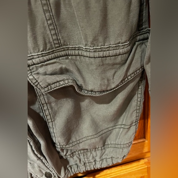 Abercrombie & Fitch Green Skyler Military Hooded Zip Parka Utility Jacket Sz‎ XS - Picture 6 of 13